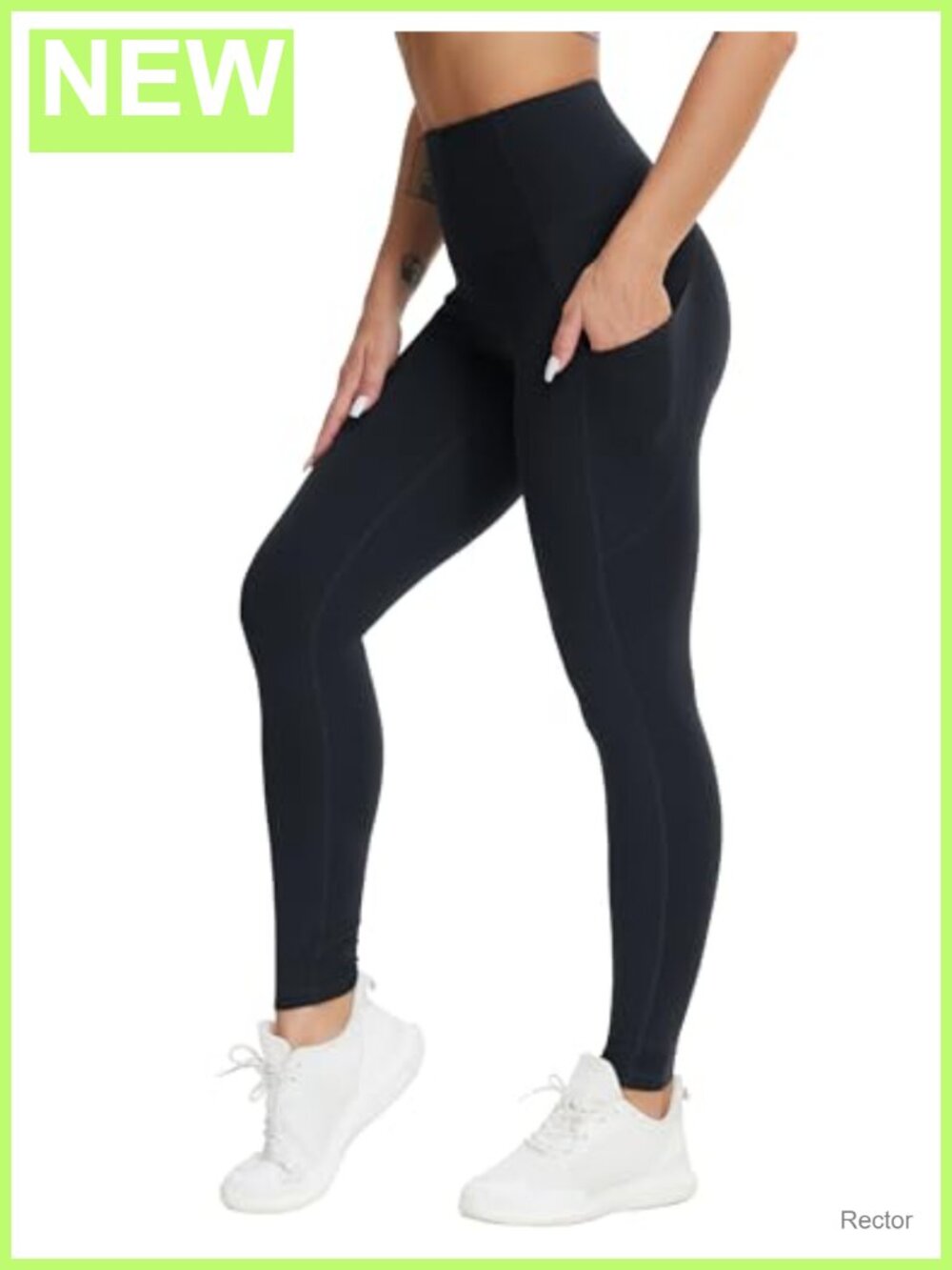 High Waist Yoga Pants Leggings with Pockets Tummy Control Athletic